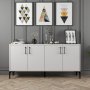 HANAH HOME Komoda Kiev 160 White - slika 1