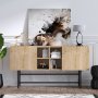 HANAH HOME Komoda Flory Sapphire Oak - slika 1