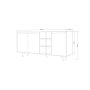 HANAH HOME Komoda Seria Travertine - slika 5
