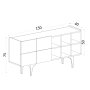 HANAH HOME Komoda Alpha - slika 5