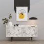 HANAH HOME Komoda Navi Carrara Marble - slika 1
