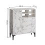 HANAH HOME Komoda Ewa Carrara Marble - slika 5