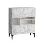HANAH HOME Komoda Krista Carrara Marble - slika 4