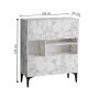 HANAH HOME Komoda Krista Carrara Marble - slika 5