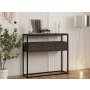 HANAH HOME Komoda Guarda Anthracite - slika 1