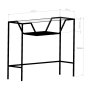 HANAH HOME Polica Lala Black Glass - slika 5