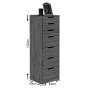 HANAH HOME Komoda Flow Oak - slika 5