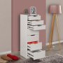 HANAH HOME Komoda Flow Shiny White - slika 2