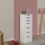 HANAH HOME Komoda Flow Shiny White - slika 1
