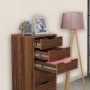 HANAH HOME Komoda Flow Walnut - slika 3
