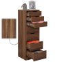 HANAH HOME Komoda Flow Walnut - slika 4