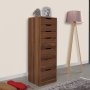 HANAH HOME Komoda Flow Walnut - slika 1