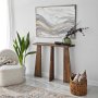 HANAH HOME Polica Cleopatra Walnut - slika 5