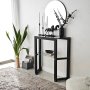 HANAH HOME Polica Trapezoid Anthracite - slika 1