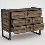 HANAH HOME Komoda Lost Walnut - slika 3