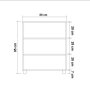 HANAH HOME Komoda Leva Gravis Seed - slika 4