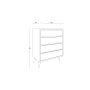 HANAH HOME Komoda Suvera Ephesus Marble - slika 5