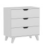 HANAH HOME Komoda Valencia 3 White - slika 3