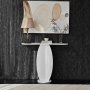 HANAH HOME Polica Ellittica White - slika 1