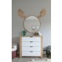HANAH HOME Komoda Nisan 1600 026 White Walnut - slika 1