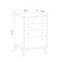 HANAH HOME Komoda Holy - slika 4