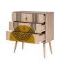HANAH HOME Komoda City Trio Sun - slika 3