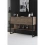 HANAH HOME Komoda Luxe Black Walnut - slika 1