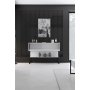 HANAH HOME Komoda Luxe Black White - slika 4