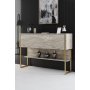 HANAH HOME Komoda Luxe Travertine Gold - slika 1