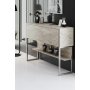HANAH HOME Komoda Luxe Travertine Silver - slika 4