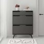 HANAH HOME Cipelarnik Astat Anthracite - slika 1