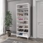 HANAH HOME Cipelarnik Woddy White - slika 2