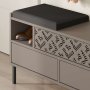 HANAH HOME Cipelarnik Heaton Shoe Bench Light Mocha - slika 4