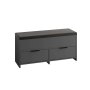 HANAH HOME Cipelarnik Cove Shoe Bench Anthracite - slika 5