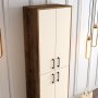 HANAH HOME Cipelarnik Berlin A Walnut Cream - slika 4