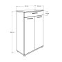 HANAH HOME Cipelarnik Adr 521 Bb 1 - slika 3