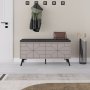 HANAH HOME Cipelarnik Dune Bench Light Mocha - slika 1