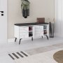 HANAH HOME Cipelarnik Dune Bench White - slika 4