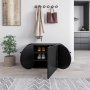 HANAH HOME Cipelarnik Pozy Shoe Bench Black - slika 2