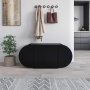 HANAH HOME Cipelarnik Pozy Shoe Bench Black - slika 1