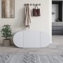 HANAH HOME Cipelarnik Pozy Shoe Bench White - slika 1