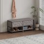 HANAH HOME Cipelarnik Inola Shoe Bench Lıght Mocha - slika 2
