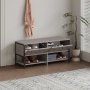 HANAH HOME Cipelarnik Inola Shoe Bench Lıght Mocha - slika 3