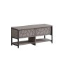 HANAH HOME Cipelarnik Inola Shoe Bench Lıght Mocha - slika 5