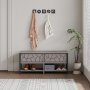 HANAH HOME Cipelarnik Inola Shoe Bench Lıght Mocha - slika 1