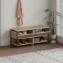HANAH HOME Cipelarnik Inola Shoe Bench Sapphire Oak - slika 3