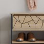 HANAH HOME Cipelarnik Inola Shoe Bench Sapphire Oak - slika 4