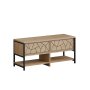 HANAH HOME Cipelarnik Inola Shoe Bench Sapphire Oak - slika 5