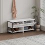 HANAH HOME Cipelarnik Inola Shoe Bench White - slika 3