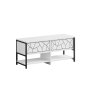 HANAH HOME Cipelarnik Inola Shoe Bench White - slika 5